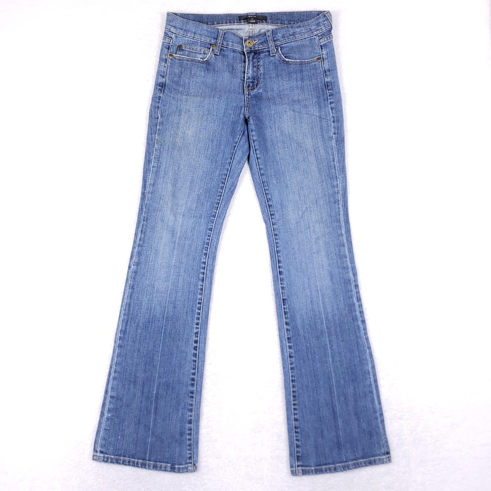 Noir Flare Bootcut Denim Jeans Size 4R Blue